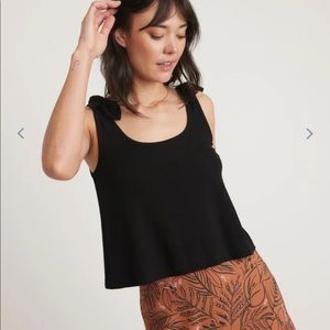 MARINE LAYER • Lexi Ribbed Tank Top with Ties